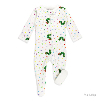 Footie with 2-Way Zipper - Caterpillar Baby & Toddler Sleepwear
