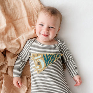 Lucy Darling Little Camper Petit Milestone Pennants | Baby Riddle