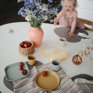 Round Dinnerware Plates, Set of 2DinnerwareMushieColor: Smoke