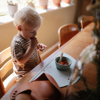 Silicone Toddler Starter Spoons 2-Packsilicone tablewareMushieColor: Tradewinds/Shifting Sand
