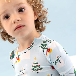 Magnetic Long Sleeve Pajama Set - Disney Snow Excited Magnetic Me Size: 2T