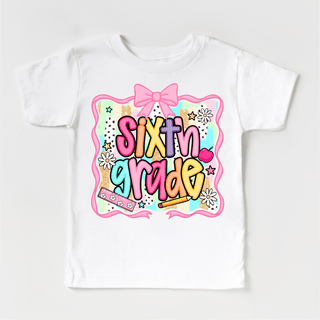 Girls 6th Grade School Shirt - Back To School Tee