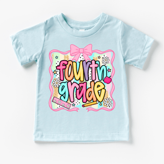 Girls 4th grade School Shirt - Back To School Tee