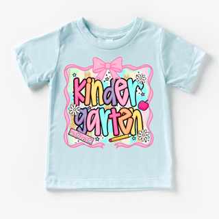 Girls Kindergarten School Shirt - Back To School Tee