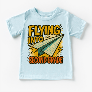 Flying Into Second Grade Back To School Shirt | First Day Of School Tee
