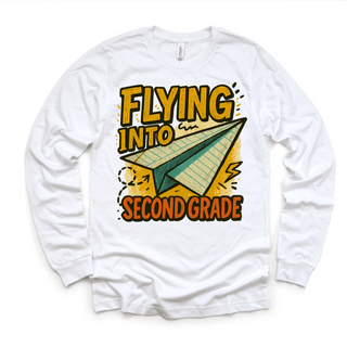 Flying Into Second Grade Back To School Shirt | First Day Of School Tee