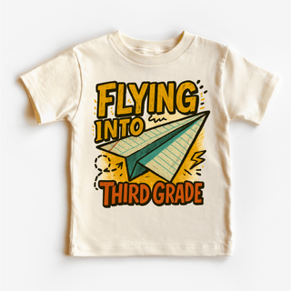 Flying Into Third Grade Back To School Shirt | First Day Of School Tee
