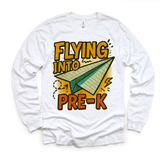 Flying Into Pre-K Back To School Shirt | First Day Of School Tee