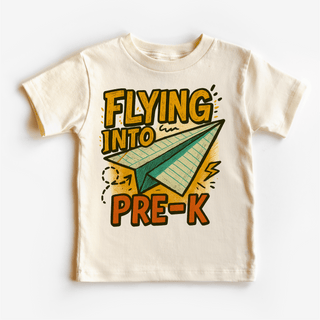 Flying Into Pre-K Back To School Shirt | First Day Of School Tee