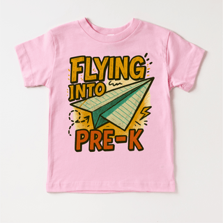 Flying Into Pre-K Back To School Shirt | First Day Of School Tee