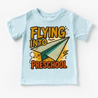 Flying Into Preschool Back To School Shirt | First Day Of School Tee