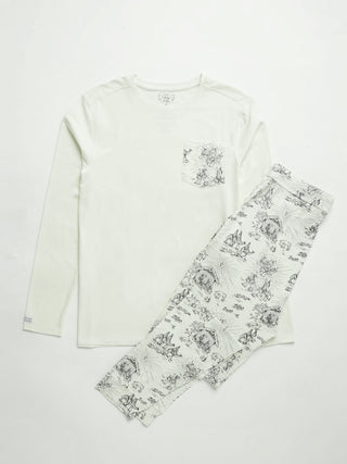 O Little Town of Bethlehem Mens PJ Set Cotton Adult Men's Pajamas Holy Pals Size: XS