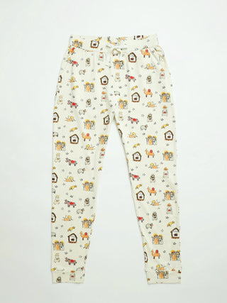 Away in a Manger Men's PJ Set Cotton Adult Men's Pajamas Holy Pals Size: Mens XS