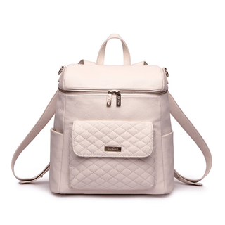 Monaco Diaper Bag - Pastel Pink Diaper Bags Diaper Bag Luli Bebe