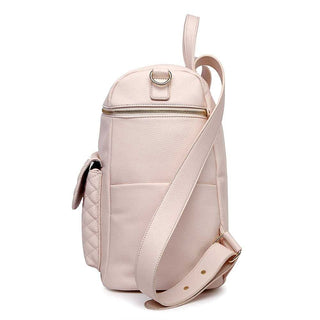 Monaco Diaper Bag - Pastel Pink Diaper Bags Diaper Bag Luli Bebe