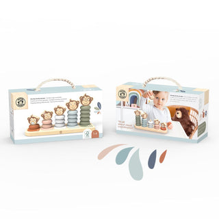 Monkey Family Stacker Early Learning Speedy Monkey LLC