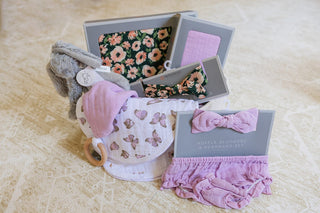 Welcome Baby Girl - Flowers & Butterfly Gift Basket Gift Sets Newcastle Classics