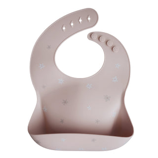 Silicone Baby BibSilicone BibMushieColor: Daisy