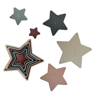 Nesting Stars Toy toys Mushie Color: Original