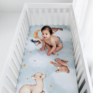 Goodnight Wonderland Standard Size Crib Sheet Crib sheets Rookie Humans Size: US Standard crib size