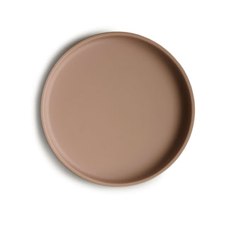 Classic Silicone Suction Plate silicone tableware Mushie Color: Natural