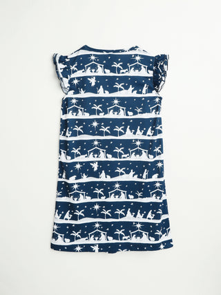 Starry Night PJ Girls Nightgown Polyester Nightgown Holy Pals Size: 2-3