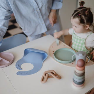 Classic Silicone Suction Plate silicone tableware Mushie Color: Shifting Sand