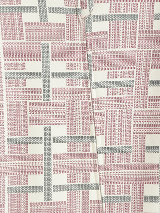 Prophecy Plaid Footed Onesie Cotton Onesie Holy Pals Size: 00-03M