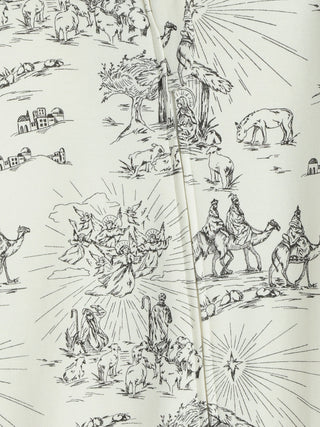 O Little Town of Bethlehem Footless Onesie PJ Cotton Onesie Holy Pals Size: 00-03M