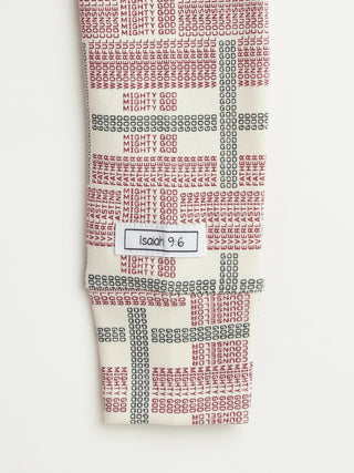 Prophecy Plaid Footed Onesie Cotton Onesie Holy Pals Size: 00-03M