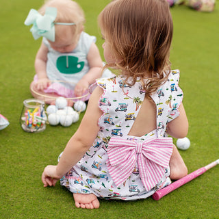 The Palms Reversible Golf Dress Baby & Toddler Dresses Seven Lantern Lane Size: 18M
