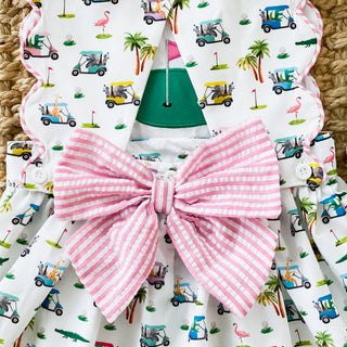The Palms Reversible Golf Dress Baby & Toddler Dresses Seven Lantern Lane Size: 18M