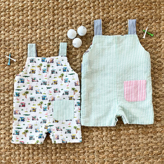 Reversible The Palms Golf Jon Jon Baby One-Pieces Seven Lantern Lane Size: 3M