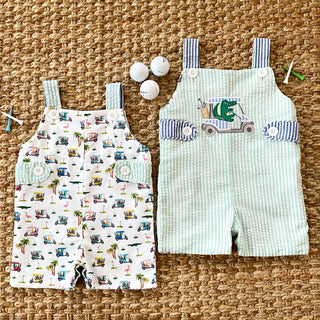 Reversible The Palms Golf Jon Jon Baby One-Pieces Seven Lantern Lane Size: 3M