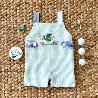 Reversible The Palms Golf Jon Jon Baby One-Pieces Seven Lantern Lane Size: 3M