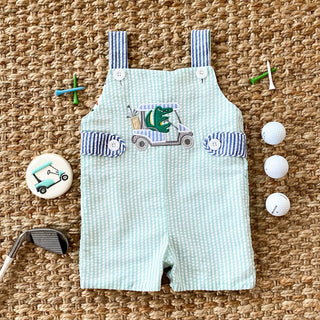 Reversible The Palms Golf Jon Jon Baby One-Pieces Seven Lantern Lane Size: 3M