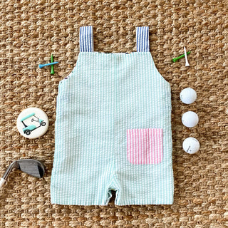 Reversible The Palms Golf Jon Jon Baby One-Pieces Seven Lantern Lane Size: 3M
