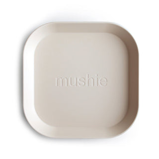 Square Dinnerware Plates, Set of 2DinnerwareMushieColor: Ivory