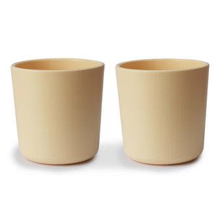Dinnerware Cup, Set of 2 Dinnerware Mushie Color: Pale Daffodil