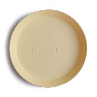 Round Dinnerware Plates, Set of 2DinnerwareMushieColor: Pale Daffodil