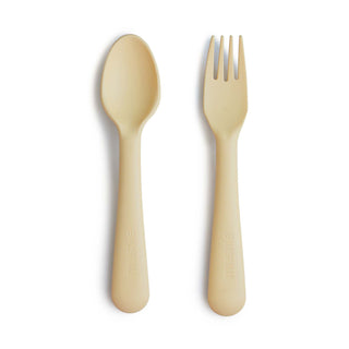 Dinnerware Fork and Spoon SetDinnerwareMushieColor: Pale Daffodil