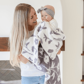 Double-Layer Bamboni® Receiving Blankets Saranoni Color: Pansy Double Layer