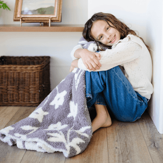 Double-Layer Bamboni® Toddler Blankets Saranoni Color: Pansy Double Layer