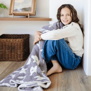 Double-Layer Bamboni® Toddler Blankets Saranoni Color: Pansy Double Layer