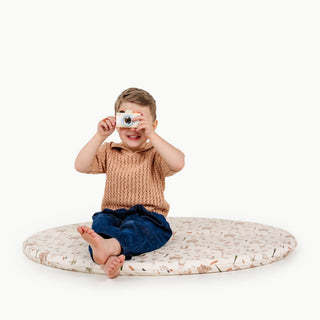 Wholesale Padded Mini Playmat Padded Mat Gathre Color: Paris Shape: Circle