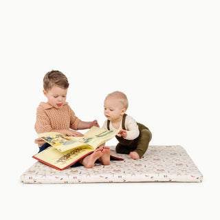 Wholesale Padded Mini Playmat Padded Mat Gathre Color: Paris Shape: Square