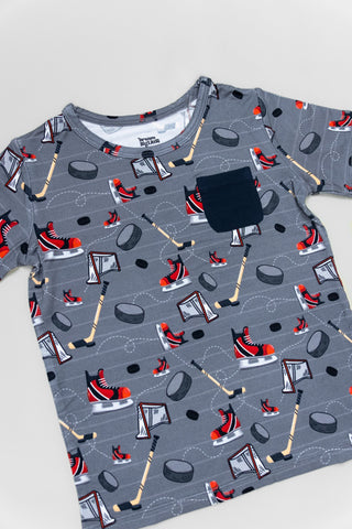 At The Rink Dream Pocket TeeThe Dream Pocket TeeDREAM BIG LITTLE COSize: 6-12M