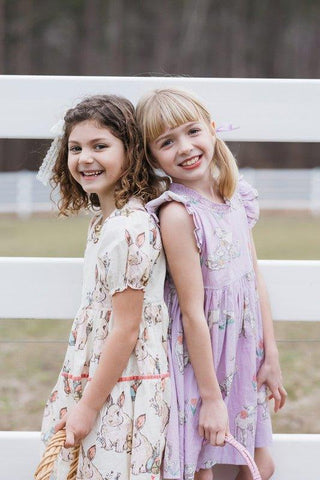 Girl's Leila Dress - Lavender Lambs Baby & Toddler Dresses