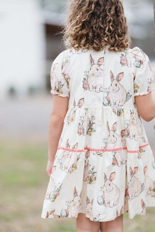 Girl's Maribelle Dress - Bunny Friends Baby & Toddler Dresses