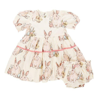 Girl's Maribelle Dress Set - Bunny Friends Baby & Toddler Dresses